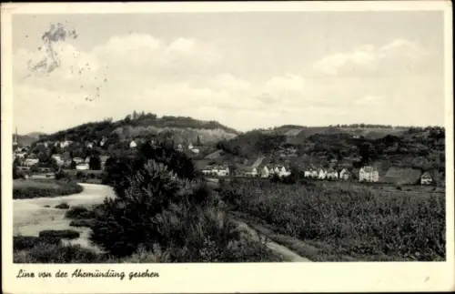 Ak Linz am Rhein, Totale von der Ahrmündung gesehen