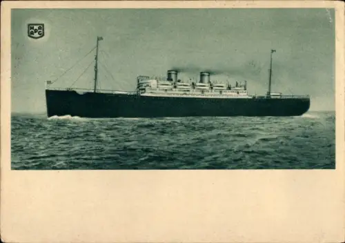 Ak Dampfer der Hamburg Amerika Linie, HAPAG