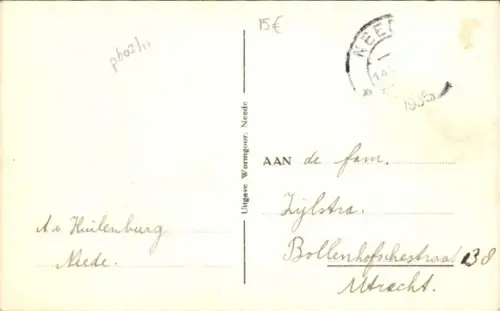 Ak Neede Berkelland Gelderland, Leem-Steinbruch