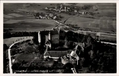 Ak Lauchheim im Ostalbkreis, Schloss Kapfenburg, Luftaufnahme