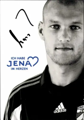 Autogrammkarte Fußballer Alexander Moritz, FC Carl Zeiss Jena, Autogramm