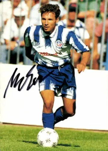 Autogrammkarte Fußballer Goran Markov, FC Hansa Rostock, Autogramm