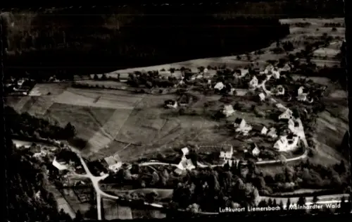 Ak Liemersbach Großerlach in Württemberg, Luftaufnahme