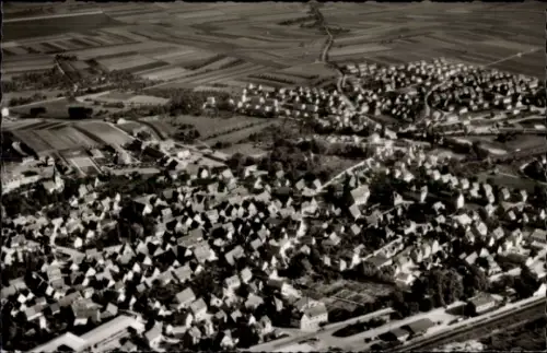 Ak Ditzingen in Württemberg, Luftaufnahme