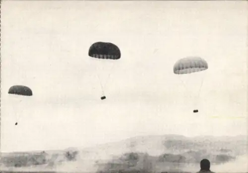 Ak Frankreich, Fallschirmjäger, Paris, Einladung zum Jahresabschlussdinner