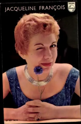 Ak Sängerin Jacqueline Francois, Portrait, Philips