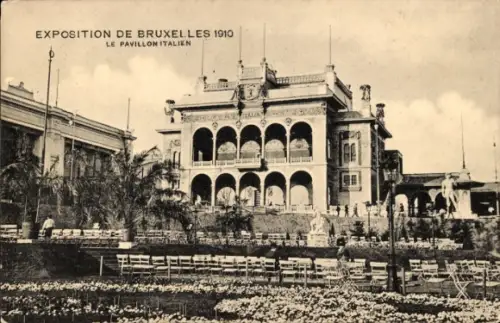 CPA Exposition de Bruxelles 1910, Pavillon d'Italien