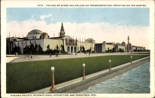 PC San Francisco California USA, Panama-Pacific International Exposition 1915, Palace of Mines