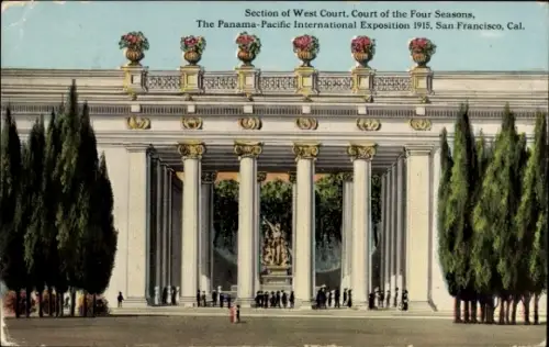 PC San Francisco, Panama-Pacific International Exposition 1915, Section of West Court
