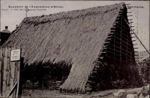 CPA Arlon Aarlen Wallonie Luxembourg, Exposition, Saboterie