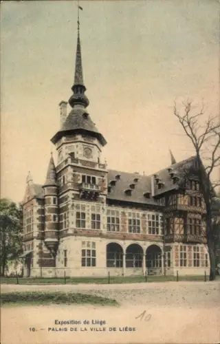 CPA Exposition de Liege 1905, Palais de la Ville de Liege