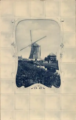 Ak Niederlande, Windmühle