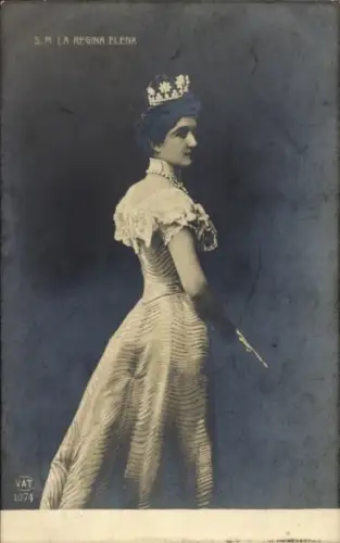 Ak Prinzessin Elena von Montenegro, Königin Elena von Italien