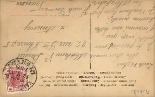 Ak Kaiser Franz Joseph I., Standportrait in Uniform, Orden