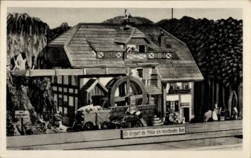 Ak Die kleine Kuckucksmühle, Mechanisches Kunstwerk, Wassermühle