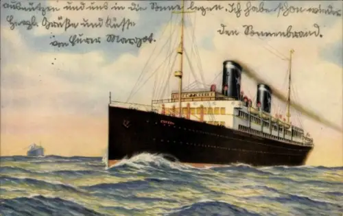 Ak Dampfschiff Esperia, Sitmar