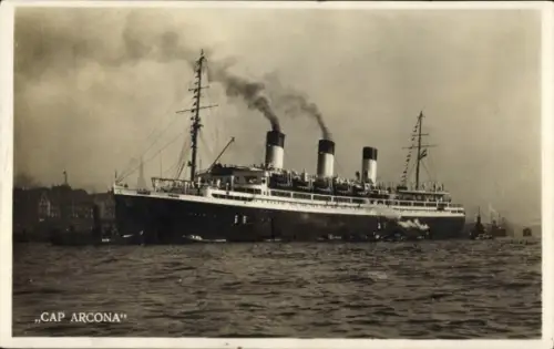 Ak Turbinen Schnelldampfer Cap Arcona, HSDG