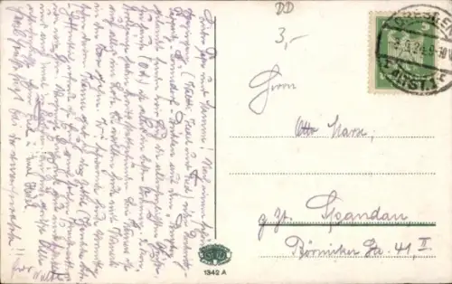 Ak Dresden Loschwitz, Panorama