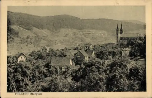 Ak Forbach im Murgtal Schwarzwald Baden, Schwarzenbachtalsperre, FORBACH (Murgtal), Landschaft, H