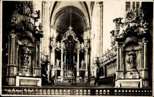 Ak Worms am Rhein, Dom