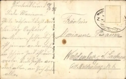 Ak Worms am Rhein, Dom