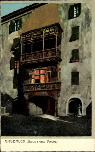 Ak Innsbruck Tirol, Goldenes Dachl