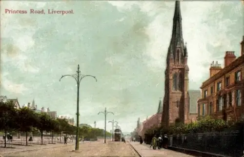 Ak Liverpool Merseyside England, Princess Road