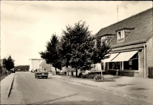 Ak Cobbelsdorf Coswig an der Elbe im Kreis Wittenberg, Konsum Verkaufsstelle an der Hauptstraße