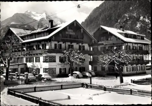 Ak Mayrhofen im Zillertal Tirol, Hotel Neuhaus