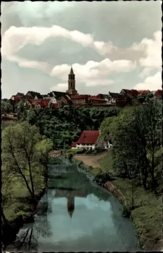 Ak Rottweil am Neckar, Teilansicht