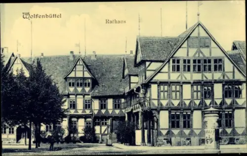 Ak Wolfenbüttel in Niedersachsen, Rathaus