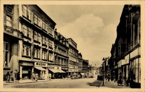 Ak Teplice Teplitz Region Aussig, Masarykova třída