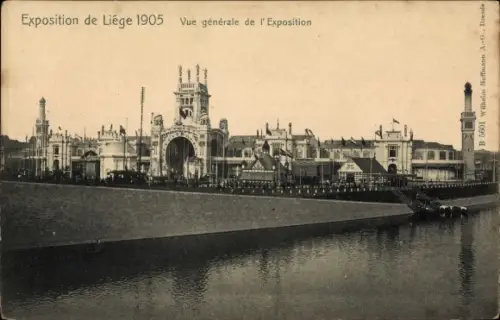 Ak Liège Lüttich Wallonien, Exposition de Liege 1905, Vue generale de l'Exposition