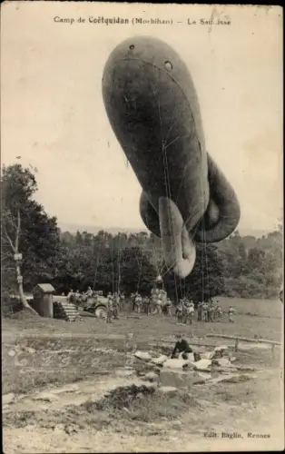 Ak Camp de Coëtquidan Morbihan, Zeppelin