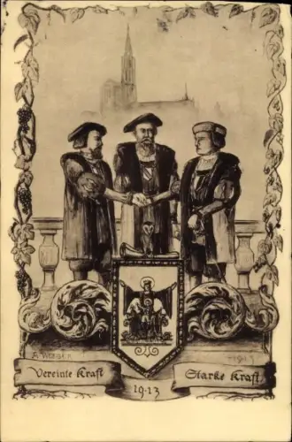 Ak Strasbourg Straßburg Elsass Bas Rhin, Versammlung des Landesverbandes der Gemeinde-Beamten