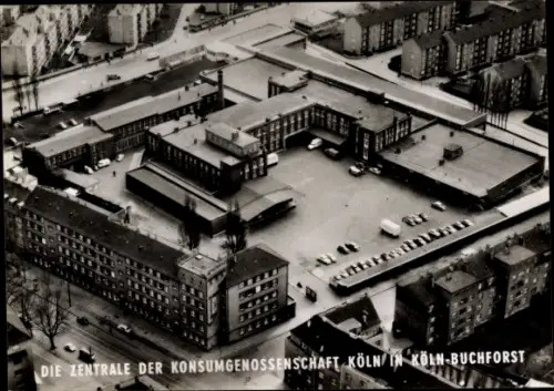 Ak Buchforst Mülheim Köln am Rhein, Zentrale der Konsumgenossenschaft Köln
