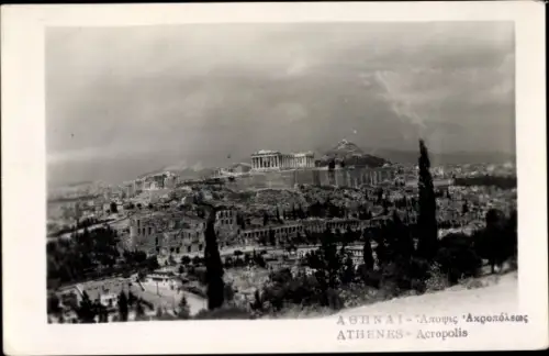 Foto Ak Athen Griechenland, Acropolis