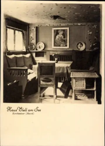 Ak Kirchmöser Brandenburg an der Havel, Haus Blell am See, Innenansicht