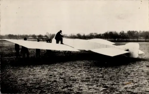 Ak Louis Blériot, Flugzeug September 1907