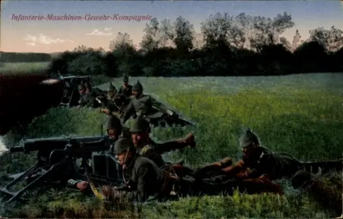 Ak Infanterie-Maschinen-Gewehr-Kompagnie, Gefecht