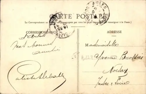 CPA Type d'Arlésienne, Frau in Tracht