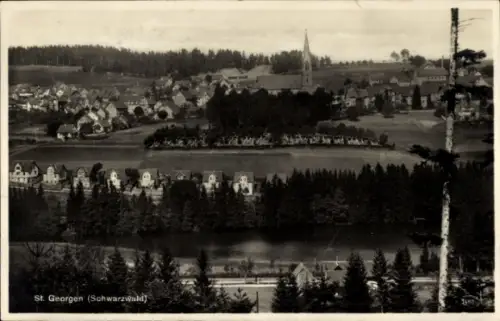 Ak St. Georgen im Schwarzwald, Gesamtansicht