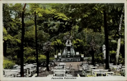 Ak Siegmar Chemnitz in Sachsen, Pelzmühle Rabenstein