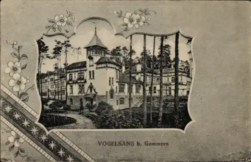 Passepartout Ak Gommern Sachsen Anhalt, Heilstätte Vogelsang