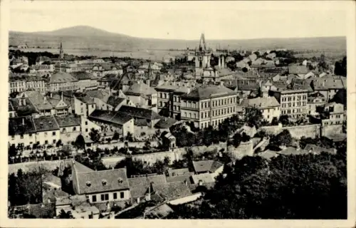 Ak Litoměřice Leitmeritz Region Aussig, Gesamtansicht