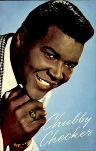 Ak Sänger Chubby Checker, Portrait