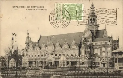 CPA Exposition de Bruxelles 1910, Pavillon Neerlandais