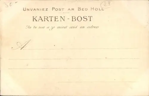 CPA Coiffes de Bretagne, Frau in Tracht