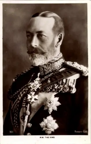 Ak King George V, Portrait in Uniform