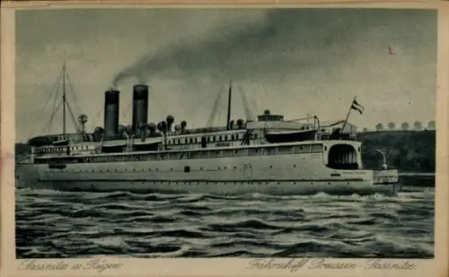 Ak Fährschiff Preußen-Sassnitz